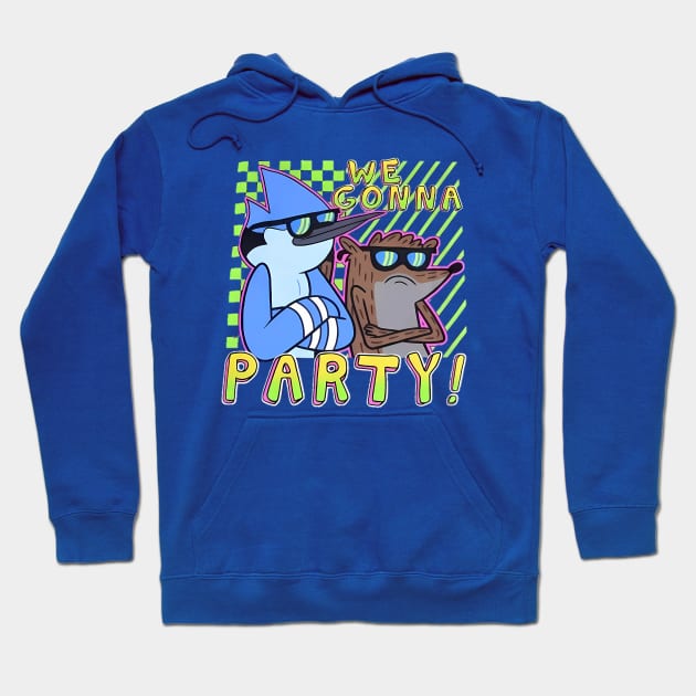 Regular show Mordecai and Rigby Hoodie by teepubliclacreme